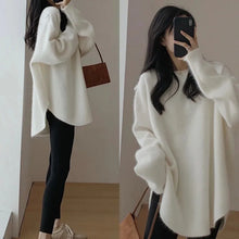 Sweater women's autumn clothing new autumn and winter French chic and beautiful unique knitted base sweater pullover inner top